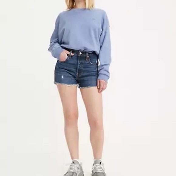 💘5xHP!💘 Levi’s | Cut Off Jean Shorts, Size 6 - Picture 9 of 16